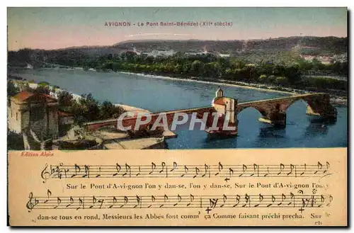 Cartes postales Avignon Le Pont Saint Benezet