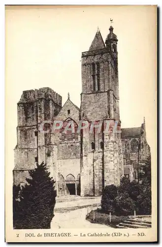 Cartes postales Dol De Bretagne La Cathedrale