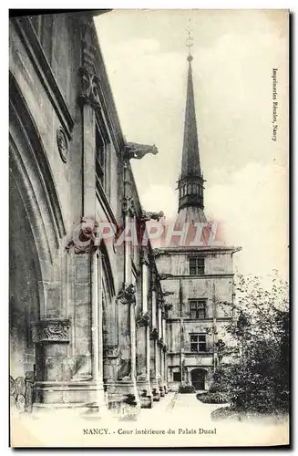 Cartes postales Nancy Cour Interieure Du Palais Ducal