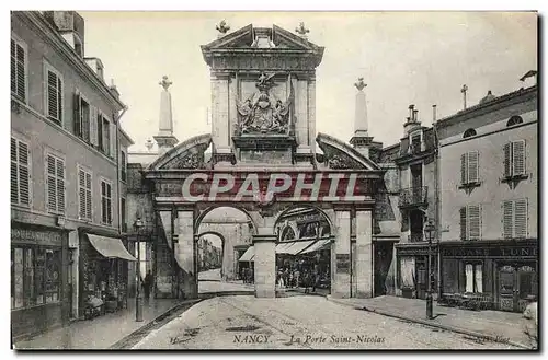 Cartes postales Nancy La Porte Saint Nicolas