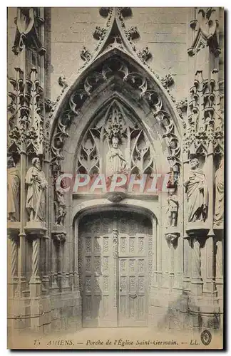 Cartes postales Amiens Porche De I&#39Eglise Saint Germain