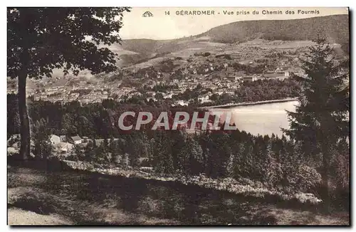 Cartes postales Gerardmer Vue Prise Du Chemin Des Fourmis