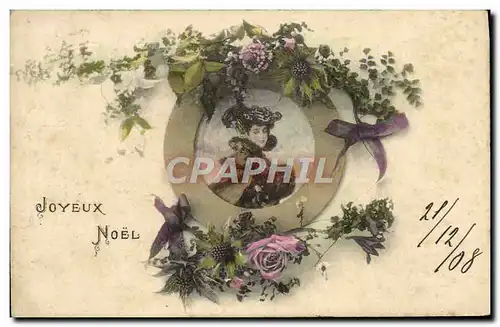 Cartes postales Joyeux Noel Femme