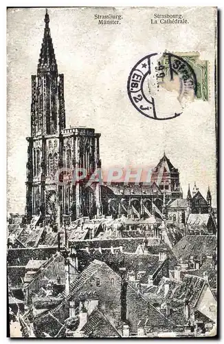 Cartes postales Strasbourg La Cathedrale