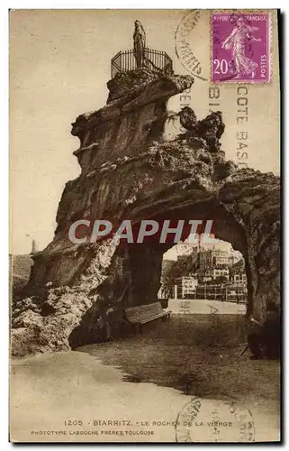 Cartes postales Biarritz Le Rocher De La Vierge