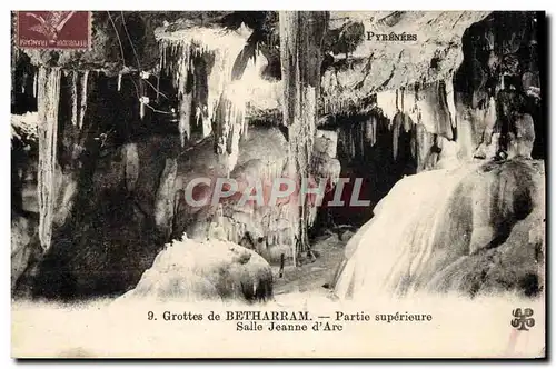 Cartes postales Grottes De Betharram Partie Superieure Salle Jeanne D&#39Arc