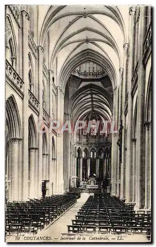 Cartes postales Coutances Interieur De La Cathedrale