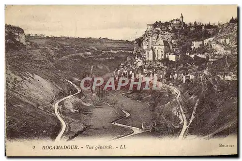 Cartes postales Rocamadour Vue Generale