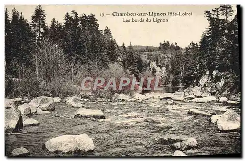 Cartes postales Chambon Sur Lignon Les Bords Du Lignon