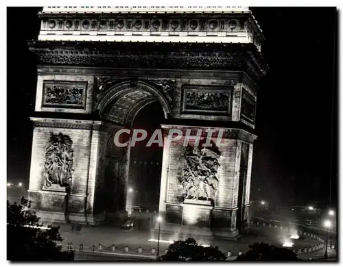 Cartes postales moderne Paris La Place De I&#39Etoile Illuminee