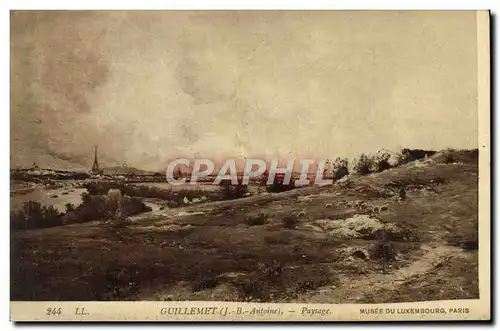 Cartes postales Guillement Paysage Musee Du Luxembourg Paris