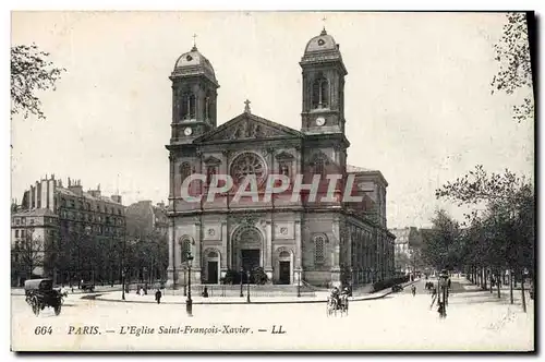 Ansichtskarte AK Paris L&#39Eglise Saint Francois Xavier