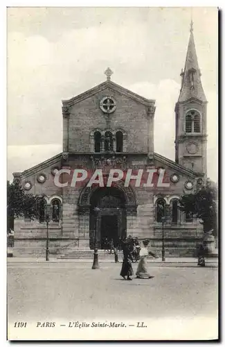 Cartes postales Paris L&#39Eglise Saint Marie