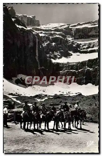 Moderne Karte Gavarnie Le Cirque Chevaux Cheval