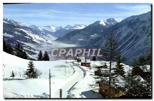 Cartes postales moderne Montana Crans Et La Vallee Du Rhone