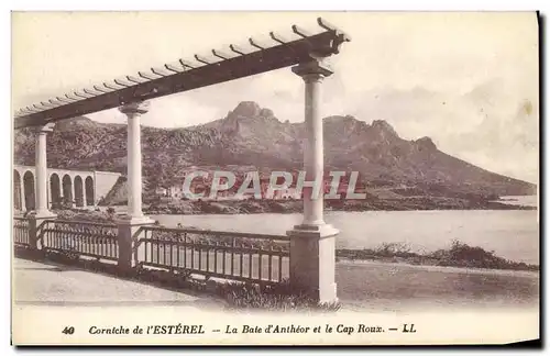 Cartes postales Corniche De I&#39Esterel La Baie D&#39Antheor Et Le Cap Roux