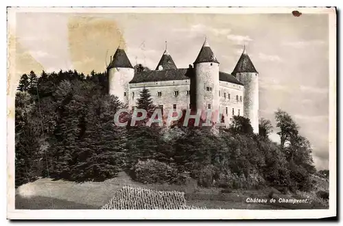 Moderne Karte Chateau De Champyent