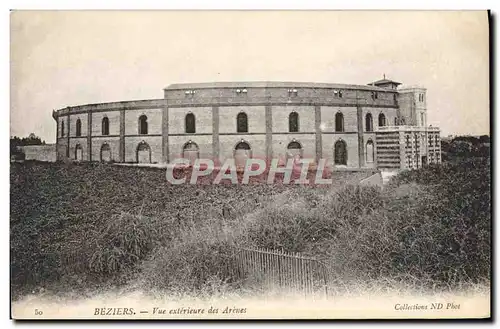 Cartes postales Beziers Vue Exterieure Des Arenes