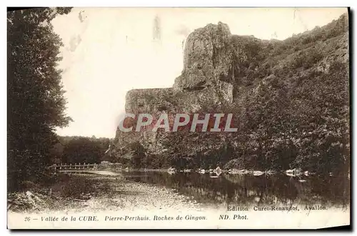 Cartes postales Vallee De La Cure Pierre Perthuis Roches de Gingon