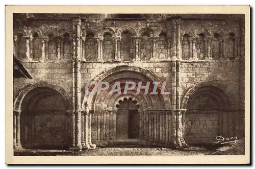 Ansichtskarte AK Aubeterre Sur Dronne Facade de l&#39eglise St Jacques