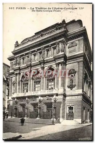 Cartes postales Paris Le Theatre De I&#39Opera Comique