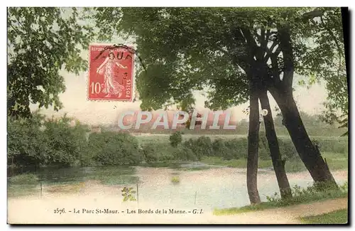 Cartes postales Le Parc St Maur Les Bords De La Marne