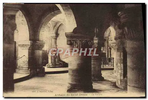 Cartes postales Abbaye De Saint Denis La crypte
