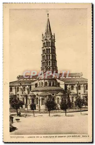 Cartes postales Tolouse Abside De La Basilique St Sernin