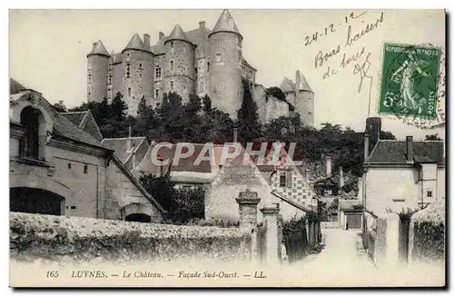 Ansichtskarte AK Luynes Le Chateau Facade Sud Ouest