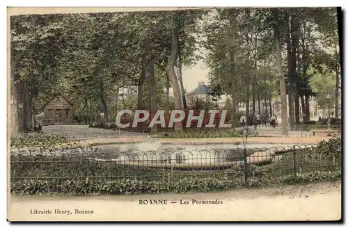 Cartes postales Roanne Les Promenades