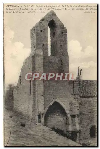 Cartes postales Avignon Palais Des Papes Campanil de la cloche dite d&#39argent