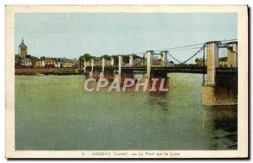 Cartes postales Jargeau Le Pont Sur la Loire