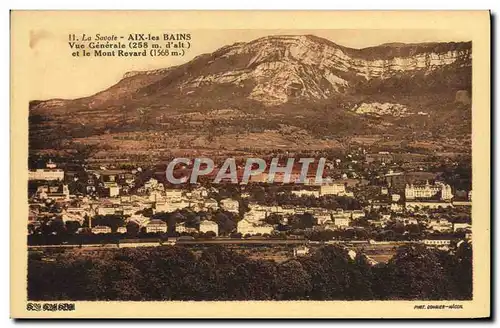 Cartes postales Aix Les Bains Vue Generale et le Mont Revard