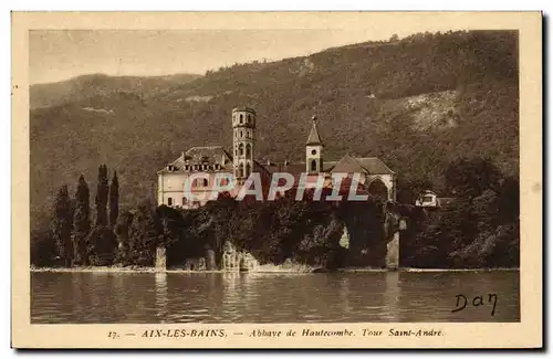 Ansichtskarte AK Aix Les Bains Abbaye De Hautecombe Tour Saint Andre