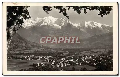 Cartes postales moderne Sallanches Et Le Mont Blanc