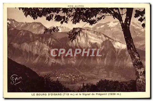 Cartes postales Le Bourg D&#39Oisans Et Le Signal De Pregentil