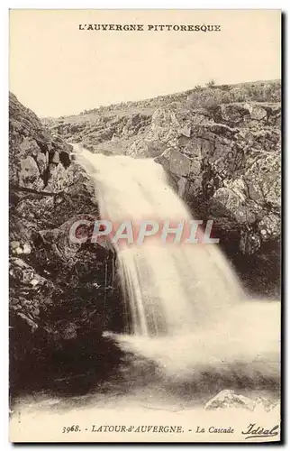 Cartes postales Latour D&#39Auvergne La Cascade