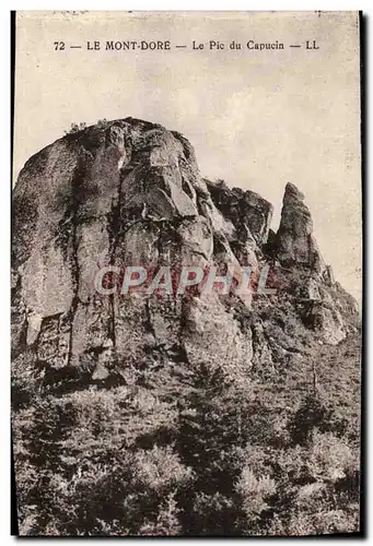 Cartes postales Le Mont Dore Le Pic Du Capucin