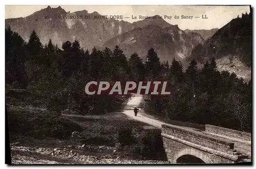 Cartes postales Le Mont Dore Le Route Et Le Puy Du Sancy