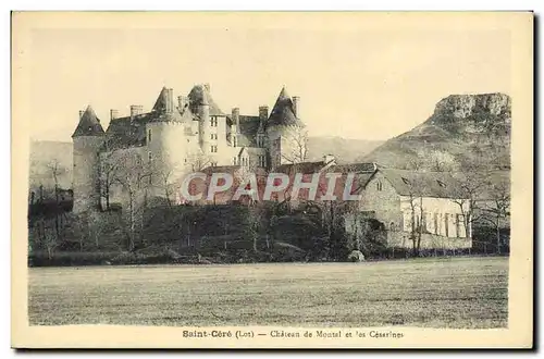 Ansichtskarte AK Saint Cere Chateau De Montal Et Les Cesarines