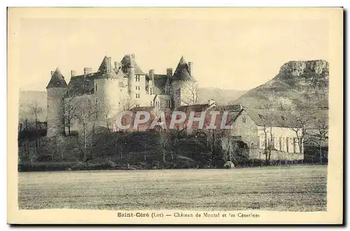 Cartes postales Saint Cere Chateau De Montal Et Les Cesarines
