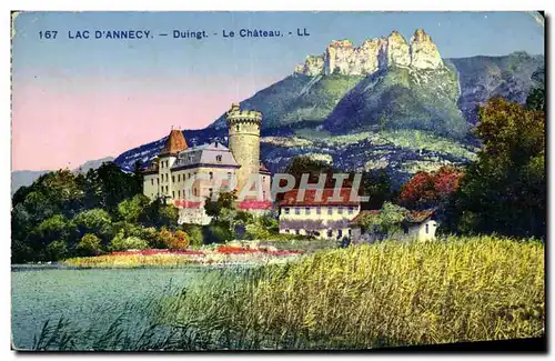 Cartes postales Lac D&#39Annecy Duingt Le Chateau