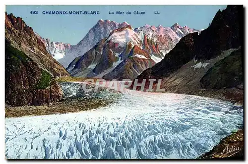 Cartes postales Chamonix Mont Blanc La Mer De Glace