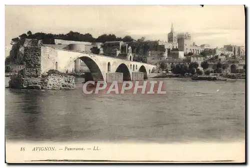 Cartes postales Avignon Panorama