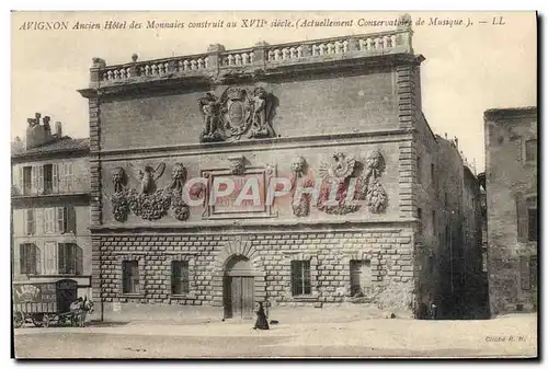 Ansichtskarte AK Avignon Ancien Hotel Des Monnaies Construit au 17eme Conservatoire de Musique