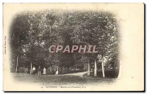 Cartes postales Auxerre Moulin Du President