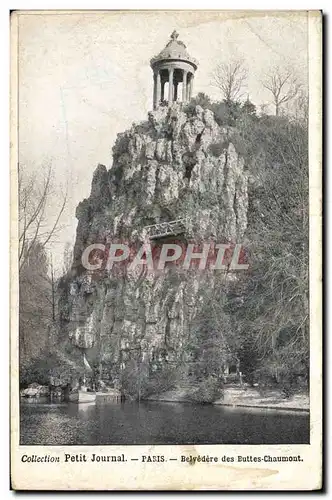 Cartes postales Paris Belvedere Des Buttes Chaumont