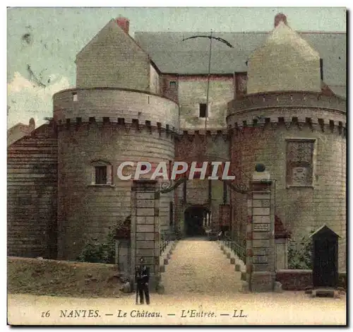 Cartes postales Nantes Le Chateau L&#39Entree