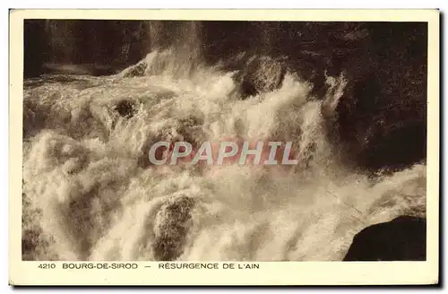 Cartes postales Bourg De Sirod Resurgence De L&#39Ain