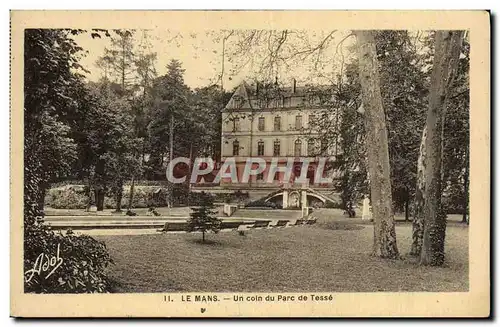 Ansichtskarte AK Le Mans Un Coin Du Parc De Tesse